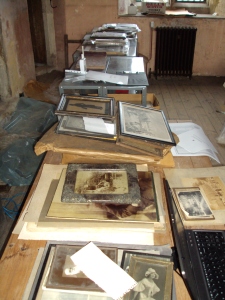 The latest photographic materials taken on loan, in their previous storage location.
