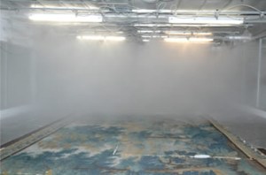 The wet cleaning in action. Image from De Wit website 